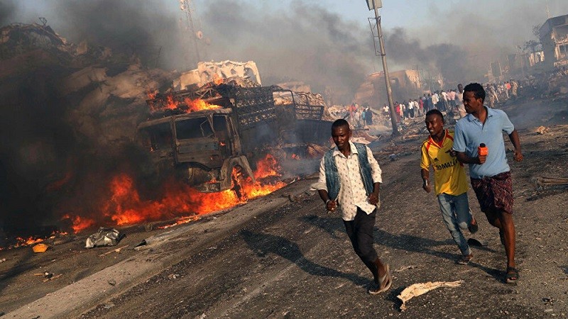 قتلى وجرحى في تفجير انتحاري استهدف مطعما وسط العاصمة الصومالية مقديشو