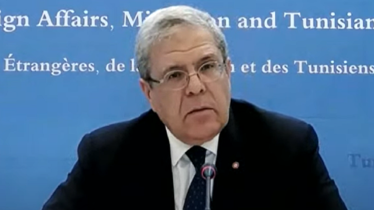 وزير الخارجية التونسي: ندين ممارسات الاحتلال الإسرائيلي وسنواصل جهود وقف إطلاق النار 