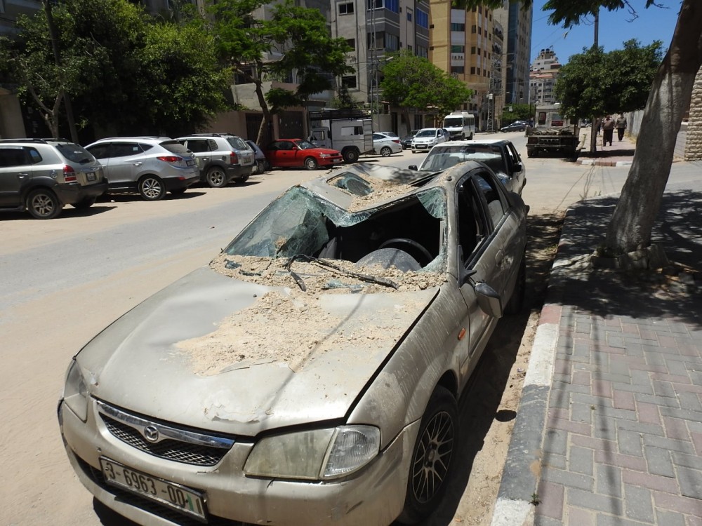 إعفاء المركبات المتضررة بالعدوان الأخير على غزة من رسوم الترخيص