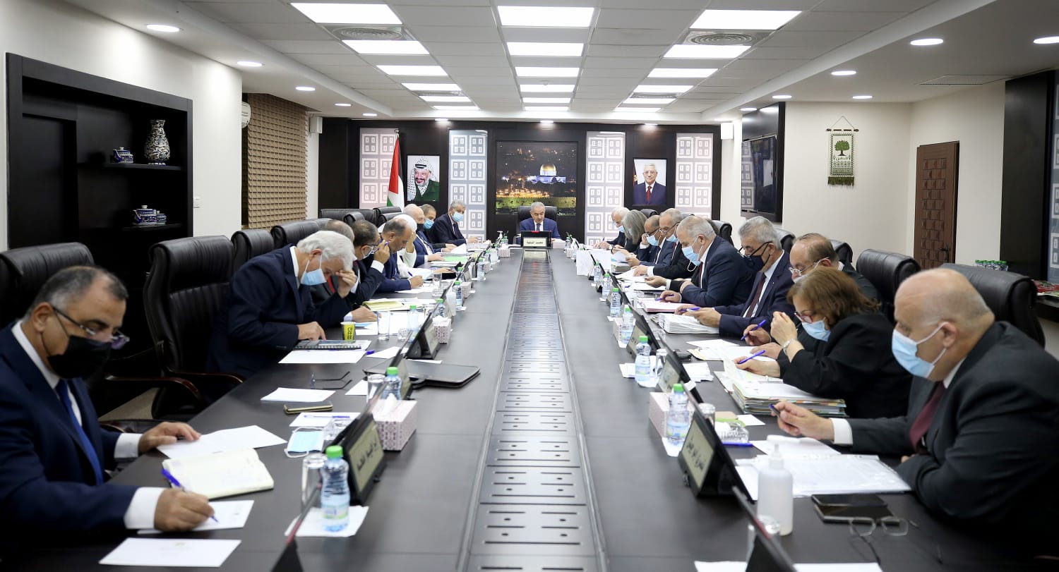 مجلس الوزراء الفلسطيني يتخذ قرارات هامة خلال جلسته الاسبوعية