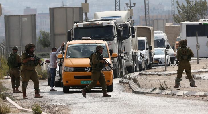 الاحتلال يُغلق الحواجز العسكرية جنوب نابلس