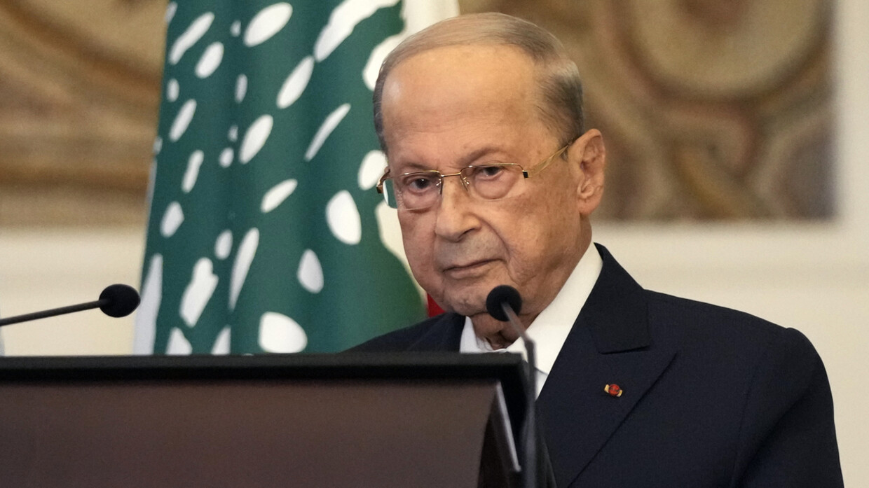 الرئيس اللبناني: سأترك القصر الرئاسي في 31 أكتوبر وليس لدي أي مرشح للرئاسة