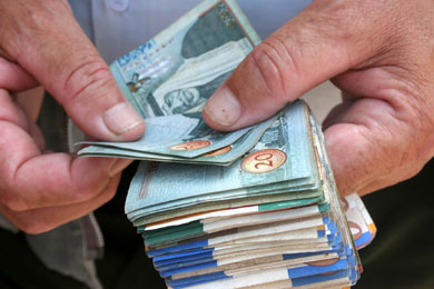 أسعار صرف العملات في فلسطين اليوم الثلاثاء