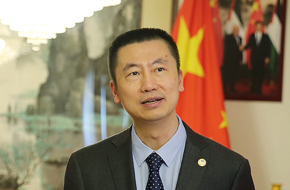 السفير قواه وي: مبادرة الصين تشكل خطة متكاملة وواقعية لتحقيق السلام العادل والشامل للقضية الفلسطينية