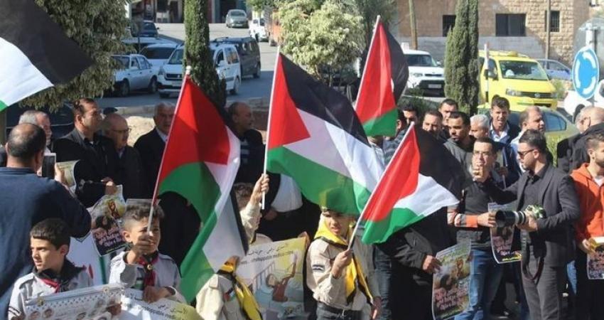 تظاهرة في لوبية المهجرة ضد اعتداءات السلطات الإسرائيلية على مقبرة القرية