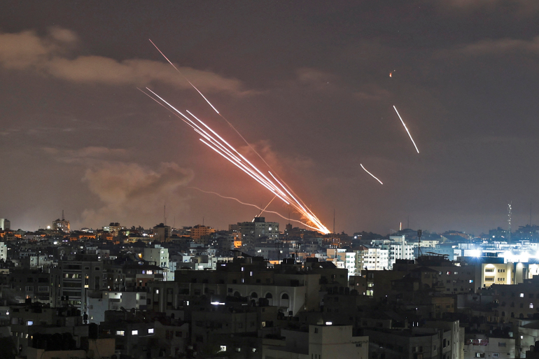 القبة الحديدية تعترض صاروخ أطلق من قطاع غزة صوب مستوطنات الغلاف