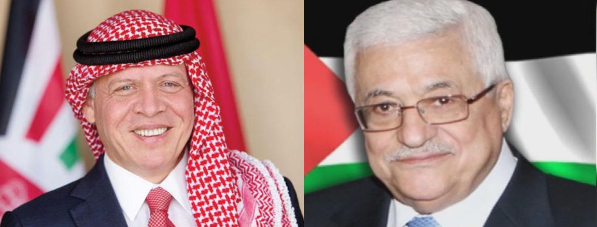الرئيس عباس يهاتف الملك عبد الله الثاني مهنئا إياه بنجاح العملية الجراحية
