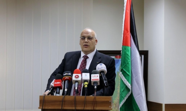 وزير العمل يطلع الكونفدرالية العمالية الفرنسية على أوضاع العمال الفلسطينيين  