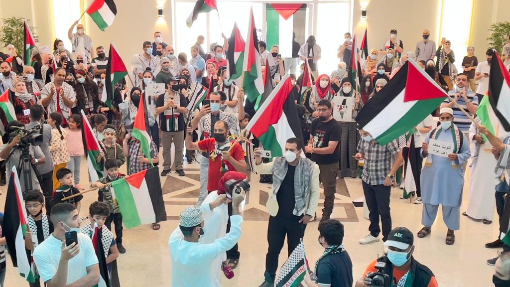سفارة فلسطين لدى عُمان تنظم وقفة دعم واسناد للشعب الفلسطيني تنديداً بالعدوان الإسرائيلي عليه