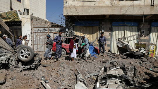 انفجارات تهز صنعاء بعد ضربات جوية للتحالف العربي