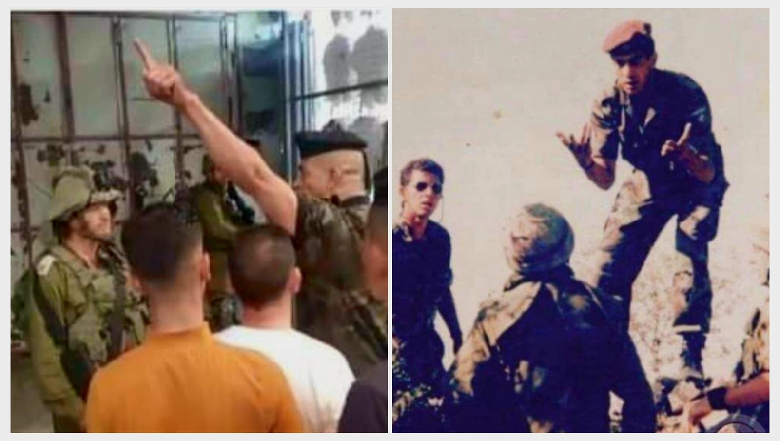 20 عاماً بين الصورتين.. شاهد ضابط فلسطيني يطرد جنود الاحتلال من الخليل