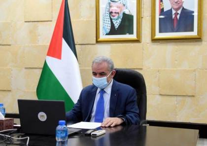 اشتية يبحث مع وزيرة الخارجية السويدية إعادة إعمار قطاع غزة