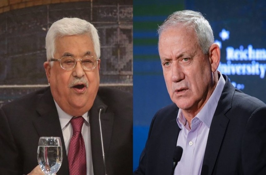 ردود فعل إسرائيلية غاضبة على استقبال غانتس للرئيس عباس