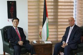 السفير دياب اللوح يلتقي سفير جمهورية كوريا الديمقراطية الشعبية بالقاهرة