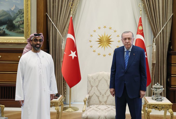أردوغان يستقبل مستشار الأمن القومي الإماراتي