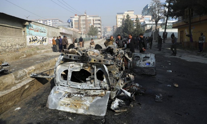 مقتل 14 عنصرا من قوات الأمن الأفغانية في تفجير سيارة مففخة  